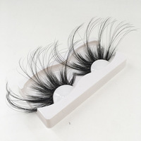 Faux cils 3d en vison, longues, spectaculaires 70mm, en forme de visage, avec plateau doré, vente en gros