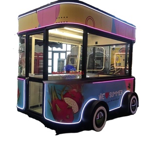 Remorque de style camion de nourriture mobile avec cuisine complète pour hot-dogs, collations, chips, café, crème glacée - Product Image 1