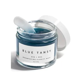 Wholesale Factory Natural Blue Tansy Resurfacing Cooling Gel Mask Effective For Anti-wrinkle