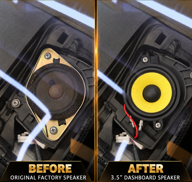 Applicable to  TYT 3.5 Inch Car Speaker Midrange Speakern Cone 4 Ohm Impedance 91dB Sensitivity