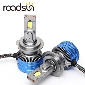 Roadsun 130W LED פנסי H4 H7 H11 H1 H13 9004 9005 9006 9007 H3 נהיגה אורות אוטומטי כונן מערכות רכב אור אביזרים