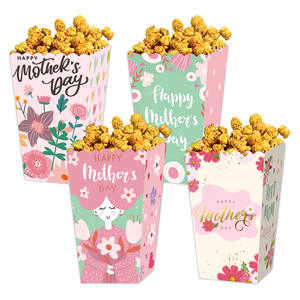 Boîte <span class=keywords><strong>à</strong></span> <span class=keywords><strong>pop</strong></span>-<span class=keywords><strong>corn</strong></span> pour la fête des mères Boîte <span class=keywords><strong>à</strong></span> papier écologique pour collations décoratives pour la fête des mères européennes et américaines - Product Image 6