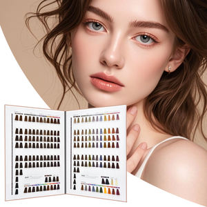 Pandla Handy Book-Shape Hair Dye Color Swatch Chart Movable Level Finder OEM/ODM DIY Movable Hot Sale para Hair Color Cream - Product Image 3