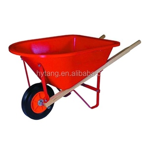 WH0201 <span class=keywords><strong>brouette</strong></span> à plateau en poly à haute densité pour enfants avec manche en <span class=keywords><strong>bois</strong></span> <span class=keywords><strong>brouette</strong></span> en plastique pour enfants - Product Image 2