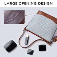Vente en gros d'usine NOHOO Sac fourre-tout de luxe grande capacité pour femmes avec poignée unique
