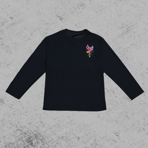 Camisetas de Manga Larga Tipo Waffle con Logotipo Personalizado, Impresión Digital, para Hombre, Corte Regular, 100% Algodón, Estilo Casual - Product Image 4