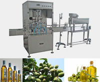 Machine de remplissage d'huile compacte automatique 500BPH 500ml-5L pour l'emballage d'huile comestible de tournesol d'olive