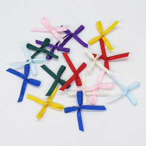 FangZHI 3mm Mini Bow Ribbons Solid Color Woven Satin Polyester Lingerie Decoration DIY Craft Supplies - Product Image 3