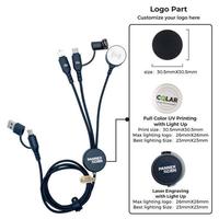 Câble de charge rapide multifonctionnel de 120 centimètres de long, équipé d'un chargeur sans fil pour la montre et d'un adaptateur Garmin