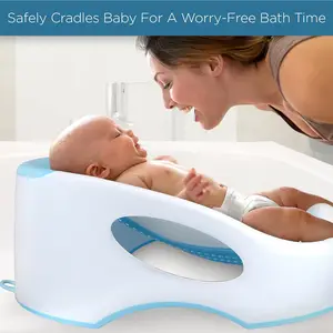 BBCare Baby Bath Support Seat - Soft Touch Fast Warming Bath Supports for Babies Under 6 Months