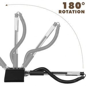 Bolígrafos de Gel Negros Personalizados con Base Adhesiva, Bolígrafos de Escritorio Antirrobo para Oficina, Banco, Recepción y Hogar - Product Image 4