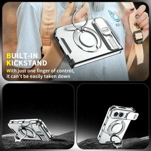 Étui de téléphone rotatif à 360 degrés pour iPhone <span class=keywords><strong>DUO</strong></span> 18 Pro Max avec protection coulissante pour l'objectif de l'appareil photo et support anneau - Product Image 5