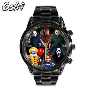 Reloj <span class=keywords><strong>de</strong></span> pulsera <span class=keywords><strong>de</strong></span> cuarzo con banda <span class=keywords><strong>de</strong></span> acero a la moda para hombre, hecho a medida, serie <span class=keywords><strong>de</strong></span> películas <span class=keywords><strong>de</strong></span> <span class=keywords><strong>terror</strong></span>, personaje periférico para aleación <span class=keywords><strong>de</strong></span> comercio exterior - Product Image 6