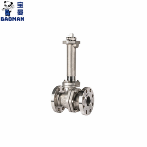 Vannes à boisseau sphérique flottantes Novatite à double étanchéité, avec siège métallique, conception à bonnet allongé, pneumatiques, OEM - Product Image 4