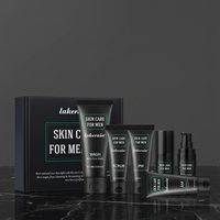 Produits de soin de la peau pour hommes, coffret cadeau de soin de la peau pour hommes, pour peaux sèches et grasses, nettoyant hydratant pour le visage, gommage, contrôle du sébum