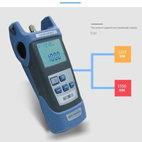 Equipo de Fibra Óptica Portátil de Mano, Fuente de Luz de Fibra Óptica Estable de Doble Longitud de Onda 1310/1550nm