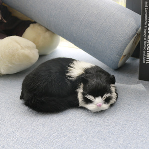 Decorazioni per la <span class=keywords><strong>Casa</strong></span> di Alta Qualità in Pelliccia Sintetica, Simpatici Giocattoli di Peluche <span class=keywords><strong>a</strong></span> Forma di Gatto, Regali Decorativi Neri per Halloween - Product Image 6