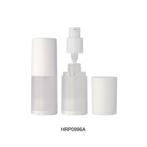 Flacon pompe pour lotion, logo personnalisé, flacon pompe sans air pour lotion, 20 ml, flacon pompe sans air rond en plastique - Product Image 1