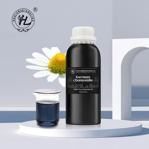 HL- Floral Scented body oil perfumes Supplier, 1kg, Bulk German Chamomile Blue Essential Oil For Women full body massage oil