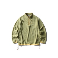 Sudadera Cortavientos de Forro Polar Suave para Parejas, Estilo Montaña, Cuello Alto, Ajuste Holgado, Otoño/Invierno