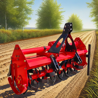 Mini-motoculteur rotatif pour jardin, équipement agricole compatible avec mini-tracteur, motoculteur, outil de travail du sol