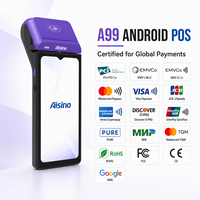 نظام نقاط بيع محمول يعمل باللمس مع شاشة تعمل باللمس وتقنية NFC ونظام أندرويد 14 مع طابعة حرارية