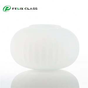 Cubiertas de Lámparas de Vidrio Blanco Opalino, Modernas, Hechas a Mano, Ecológicas, Duraderas, con Diseño de Flores Acordonadas, Acabado Mate o Brillante, para Interiores, Tamaño Personalizado - Product Image 4