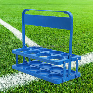 ที่ใส่ขวดน้ำแบบพับได้ที่ใส่เครื่องดื่มแนวสปอร์ตพกพาได้พร้อมที่จับที่ออกแบบตามหลักสรีรศาสตร์ทำความสะอาดง่ายและจัดเก็บขนาดกะทัดรัดสำหรับทีมเดินทาง - Product Image 2