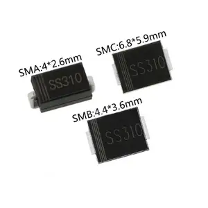 새로운 장소 SMD 쇼트키 다이오드 SR2100 SS210 SMA 패키지