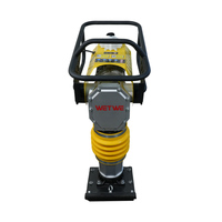 Petite machine à compacter à essence de 6,5 CV à haut rendement pour la construction routière