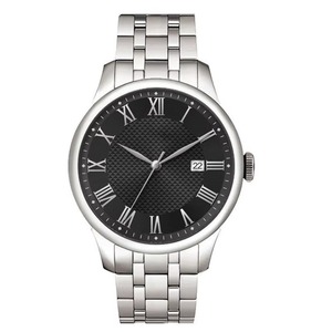 Montre Classique Homme 2025 en Acier Inoxydable à Quartz avec Bracelet en Cuir, Cadran en Verre Saphir, Logo de Marque Personnalisé - Luxe et Tendance - Product Image 1