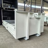 Conteneur à déchets industriel à crochet de levage, bac à déchets RORO, conteneur à déchets à crochet de levage, bac à déchets à crochet de levage norme UE pour la collecte des déchets