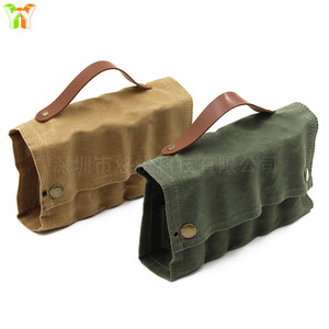 Cire toile conteneur à épices étanche extérieur assaisonnement sac de rangement <span class=keywords><strong>Portable</strong></span> Camping épices Kit cadeaux parfaits pour les amateurs de Camping - Product Image 3
