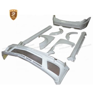 Paraurti wide body kit per c-class c63 <span class=keywords><strong>amg</strong></span> w204 4 porte 2012-2014 anno nero <span class=keywords><strong>serie</strong></span> di stile modello di auto - Product Image 2