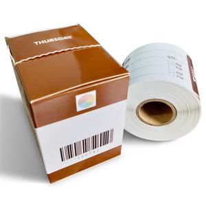 7 Rollos/Juego de Etiquetas Rotativas para Días de la Semana, Etiquetas Removibles y Disolubles de 1 x 1 Pulgada, de Lunes a Domingo - Product Image 6