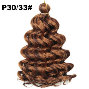Tresses Italie Courtes Bouclées Amples 12 Pouces 100g, Tresses Bohèmes <span class=keywords><strong>avec</strong></span> Pointes Bouclées Profondes, Crochets Libres pour Femmes Noires - Product Image 6