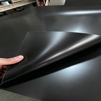 Plaques en plastique PP PET PVC noir mat opaque, surface plane, panneaux en plastique découpés avec précision pour la gravure au laser