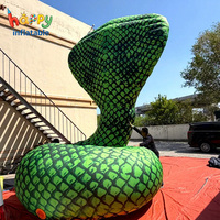 Modèle de serpent gonflable géant pour exposition, festival culturel, publicité, animal gonflable