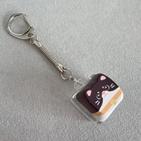Logo Pattern PBT Single Cat Keycap Dye Sublimation OEM ODM Personalized Single Keycaps for Mechanical Keyboard Bulk Wholesale
