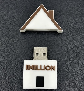 <span class=keywords><strong>แฟลช</strong></span>ไดรฟ์ USB รูปทรงบ้าน PVC สกรีนโลโก้ได้ ความจุ 4GB 8GB 16GB ของขวัญส่งเสริมการขายสำหรับธุรกิจอสังหาริมทรัพย์ - Product Image 4