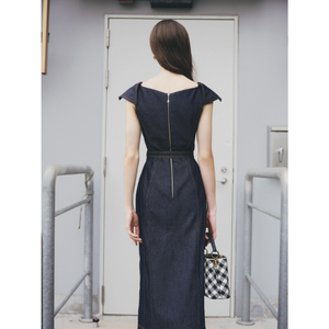 Robe de bureau pour femme, design formel de luxe pour femmes, fabricant de vêtements vietnamien de haute qualité, OEM, ODM, Enzo Leo, vêtements pour femmes - Product Image 5