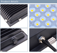 5054 100w 300w réflecteur mural led extérieur rue projecteur smd diffuseur pour parc