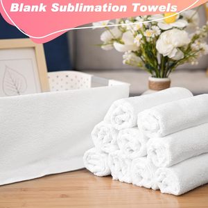 Blancs pour sublimation 16 x 24 pouces, serviettes en microfibre DIY pour le nettoyage de la cuisine - Product Image 5