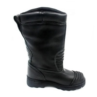 Bottes de sécurité de secours et de lutte contre l'incendie, résistantes à la chaleur, semelle en caoutchouc, équipement de lutte contre l'incendie, meilleures ventes