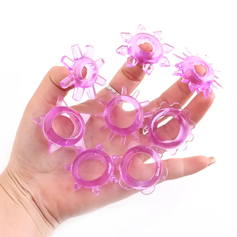 Ninghao Silicone cao su Sản phẩm nam Cock Ring Silicone cao su Sản phẩm nam rung động mạnh chậm trễ xuất tinh đồ chơi người lớn