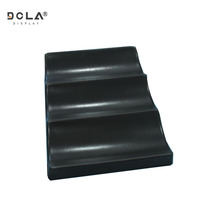DOLADISPLAY Présentoir à Fruits et Légumes Multi-Niveaux en Plastique Noir pour Supermarché, Design Gain de Place, Présentoir à Bananes