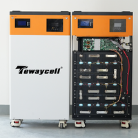 Pack de batteries solaires domestiques tout-en-un LiFePO4 51,2 V 16S 314 Ah 16 kWh avec onduleur hors réseau 5 kW intégré et communication CAN