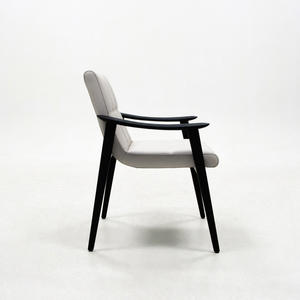 Sillón de Madera con Respaldo y Reposabrazos, Sillón Individual para Sala de Estar, Restaurantes, Dormitorio, Hotel, Balcón, Precio de Fábrica - Product Image 4