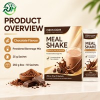 Poudre de shake diététique OEM saveur chocolat, à base de café vert naturel, substitut de repas pour une gestion facile du poids