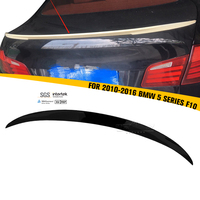 Nouveau becquet arrière en plastique ABS imitation carbone style P pour BMW F10 Série 5 528i 535i 550i 530i 530e 540i 540d M550i M5 2010-2016